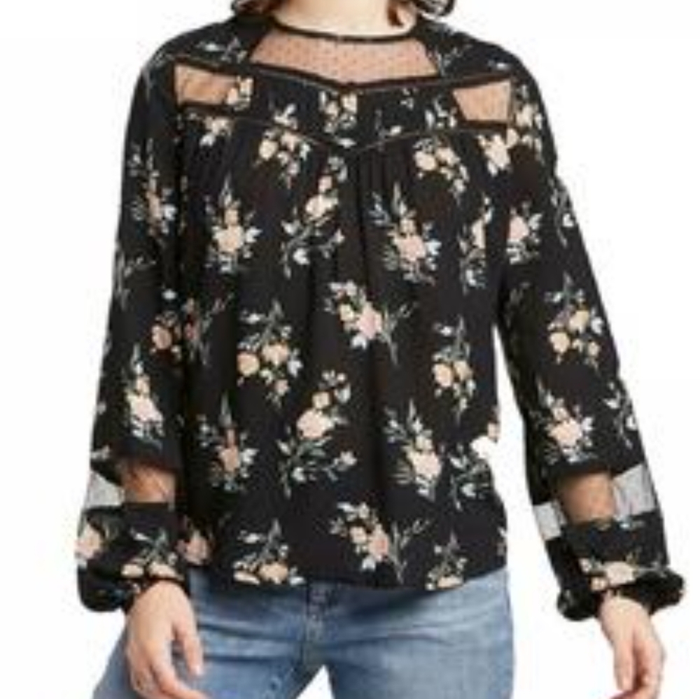 Xhilaration Floral Blouse